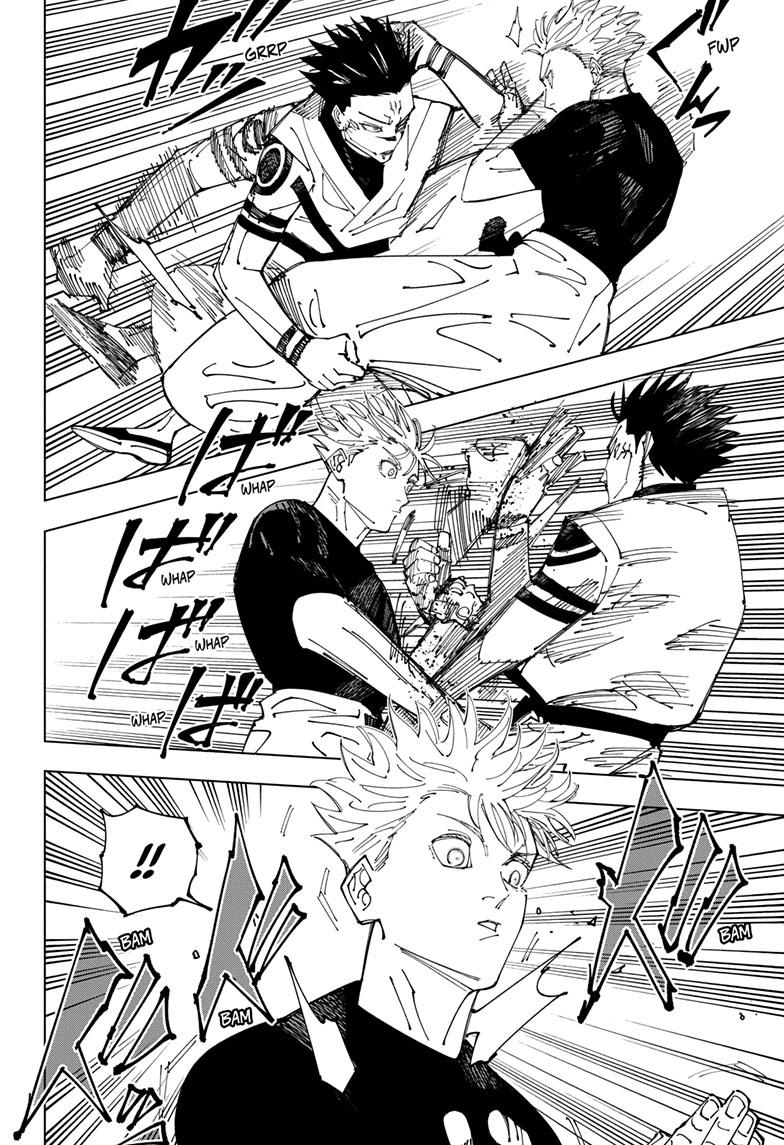Jujutsu Kaisen Manga Chapter 227 page 9 - Inhuman Makyo Shinjuku Showdown, Part 5 scene