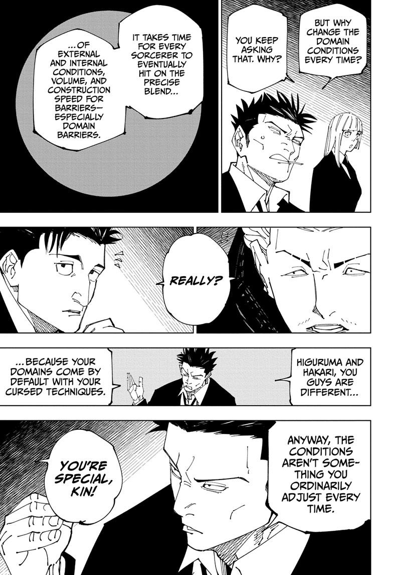 Jujutsu Kaisen Manga Chapter 228 page 4 - Inhuman Makyo Shinjuku Showdown, Part 6 scene