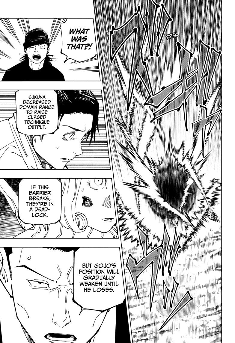 Jujutsu Kaisen Manga Chapter 228 page 6 - Inhuman Makyo Shinjuku Showdown, Part 6 scene