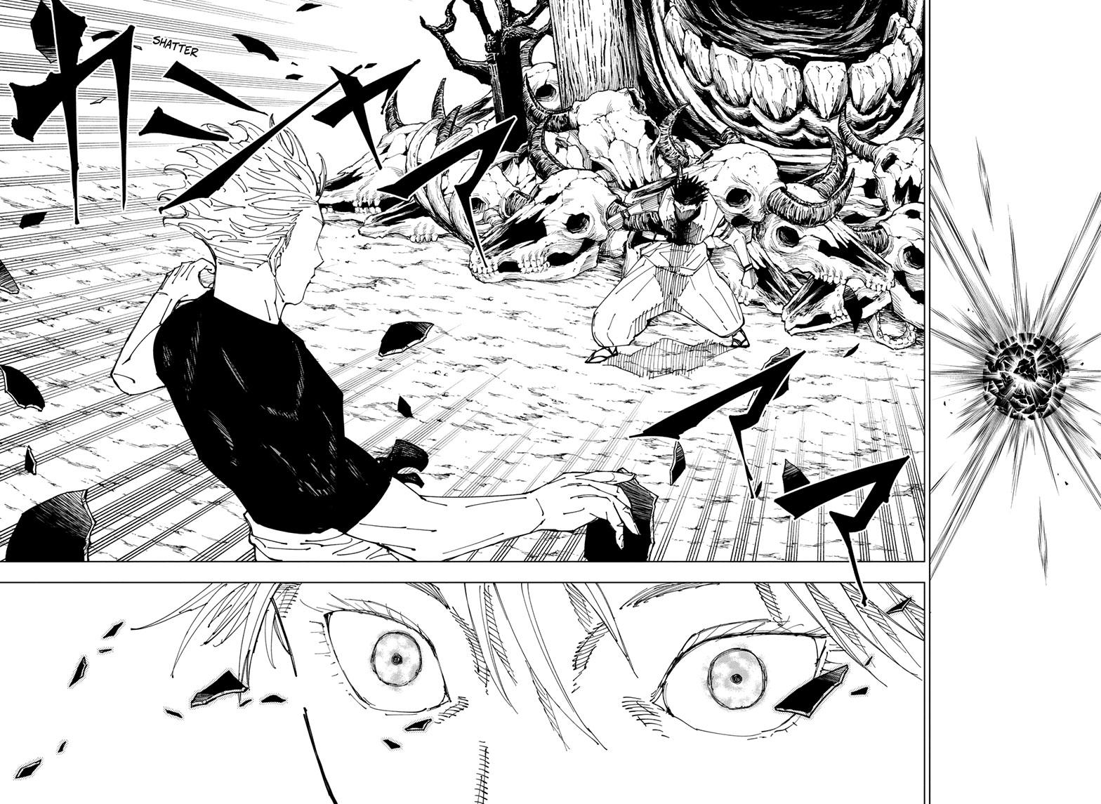 Jujutsu Kaisen Manga Chapter 228 page 7 - Inhuman Makyo Shinjuku Showdown, Part 6 scene