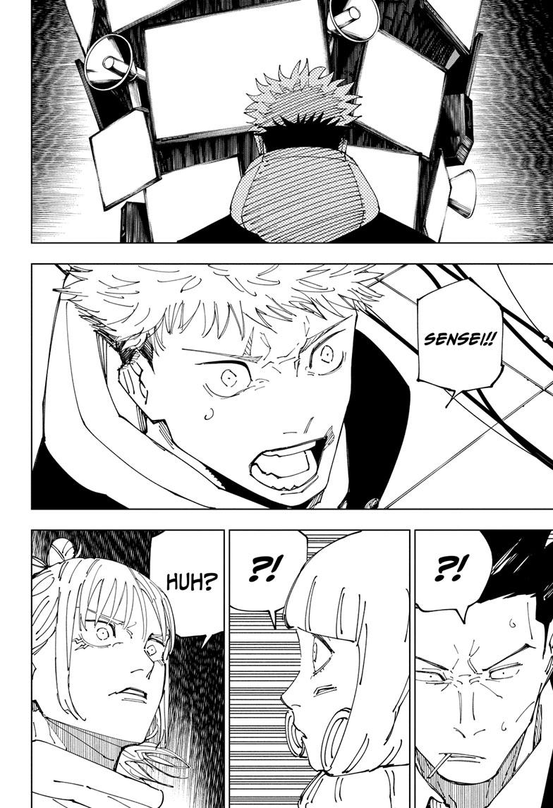 Jujutsu Kaisen Manga Chapter 228 page 8 - Inhuman Makyo Shinjuku Showdown, Part 6 scene
