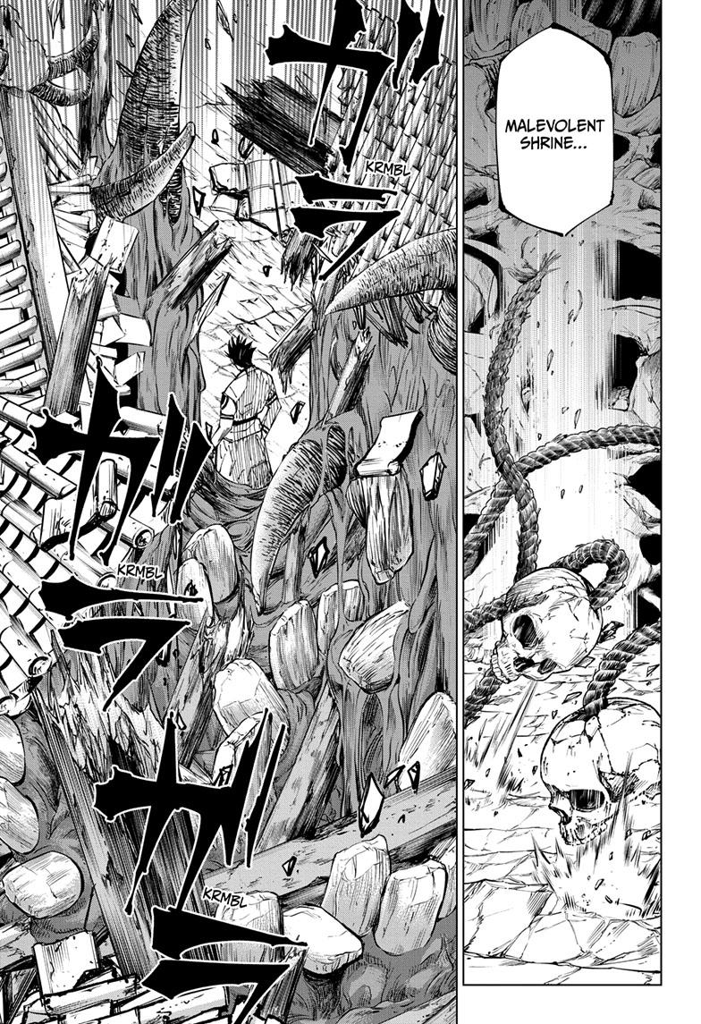 Jujutsu Kaisen Manga Chapter 228 page 9 - Inhuman Makyo Shinjuku Showdown, Part 6 scene
