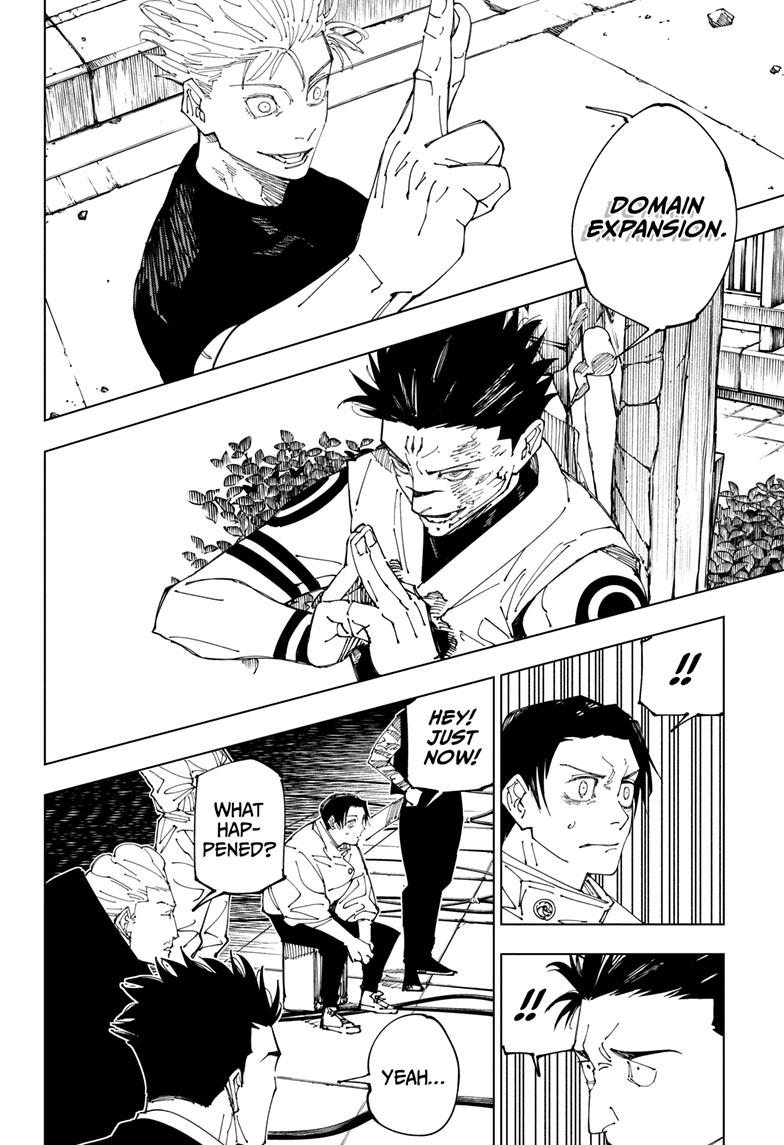 Jujutsu Kaisen Manga Chapter 229 page 11 - Inhuman Makyo Shinjuku Showdown, Part 7 scene
