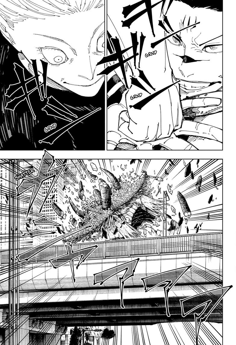 Jujutsu Kaisen Manga Chapter 229 page 8 - Inhuman Makyo Shinjuku Showdown, Part 7 scene