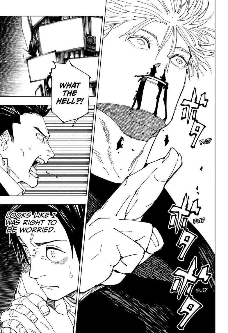 Jujutsu Kaisen Manga Chapter 230 page 10 - Inhuman Makyo Shinjuku Showdown, Part 8 scene