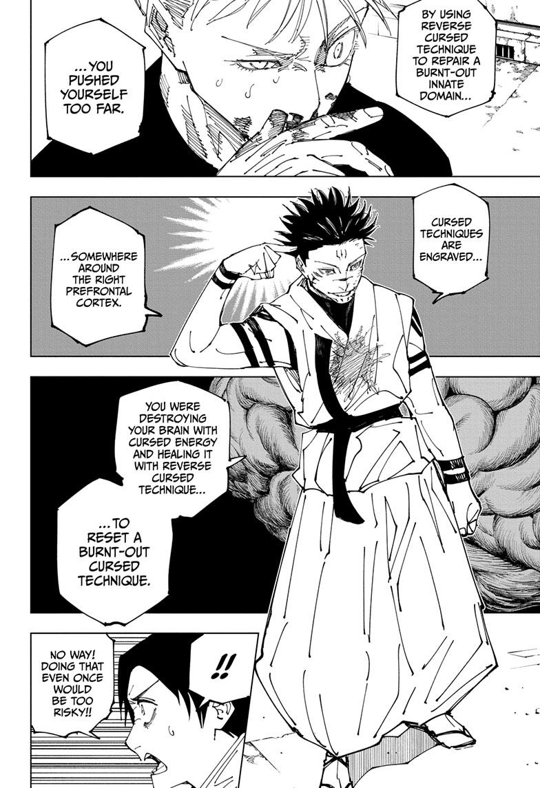 Jujutsu Kaisen Manga Chapter 230 page 11 - Inhuman Makyo Shinjuku Showdown, Part 8 scene