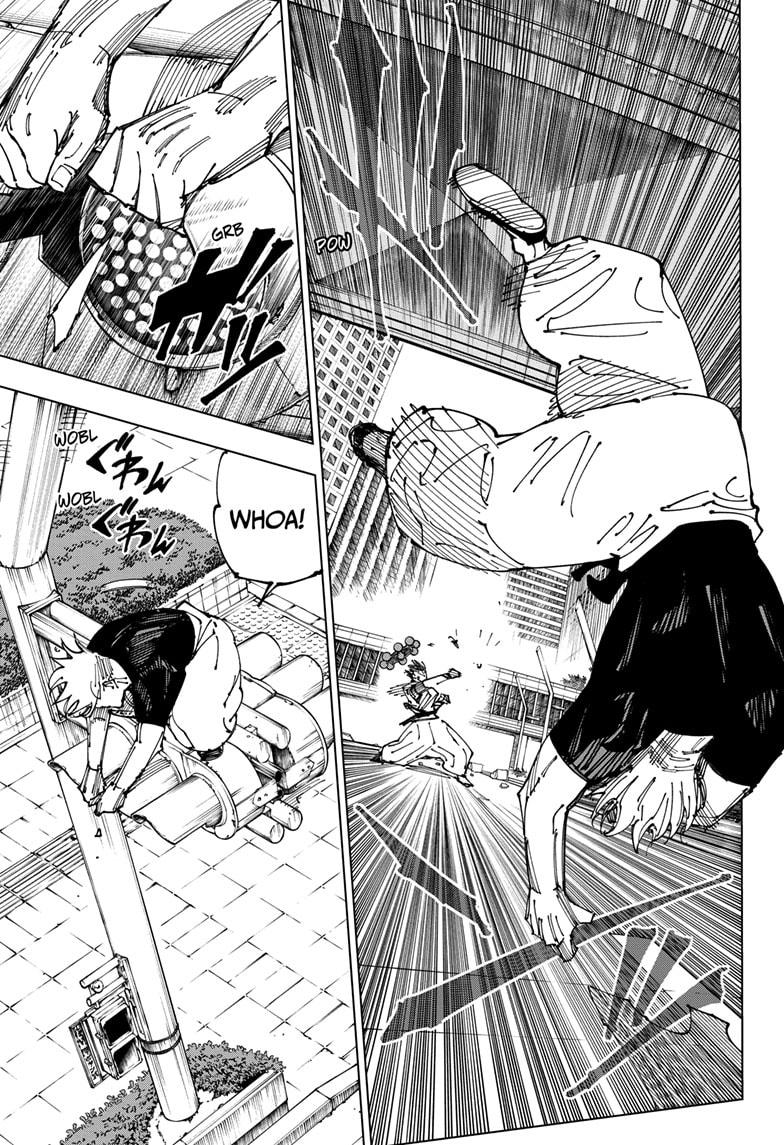 Jujutsu Kaisen Manga Chapter 231 page 11 - Inhuman Makyo Shinjuku Showdown, Part 9 scene