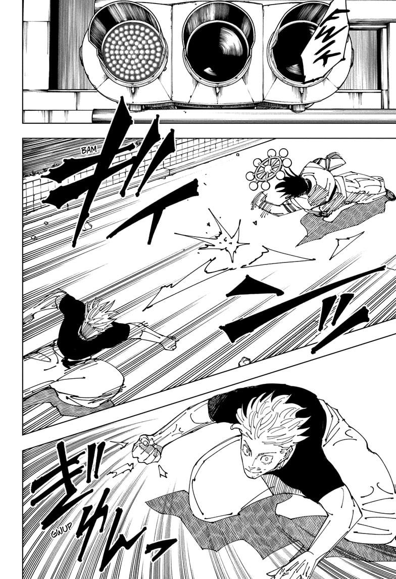 Jujutsu Kaisen Manga Chapter 231 page 14 - Inhuman Makyo Shinjuku Showdown, Part 9 scene