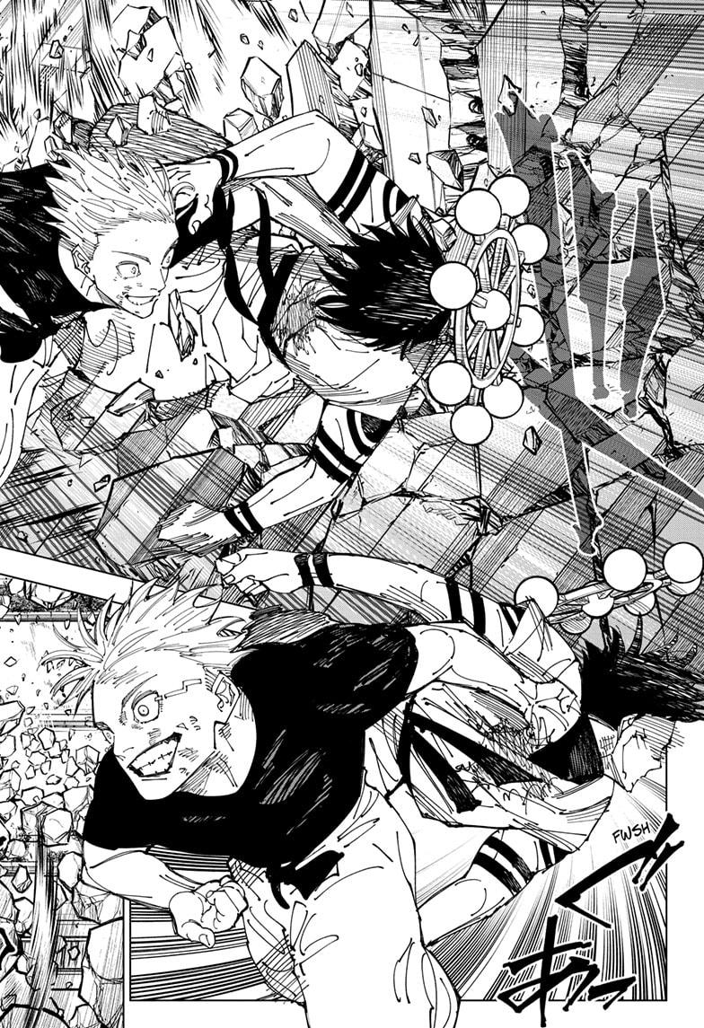 Jujutsu Kaisen Manga Chapter 231 page 4 - Inhuman Makyo Shinjuku Showdown, Part 9 scene