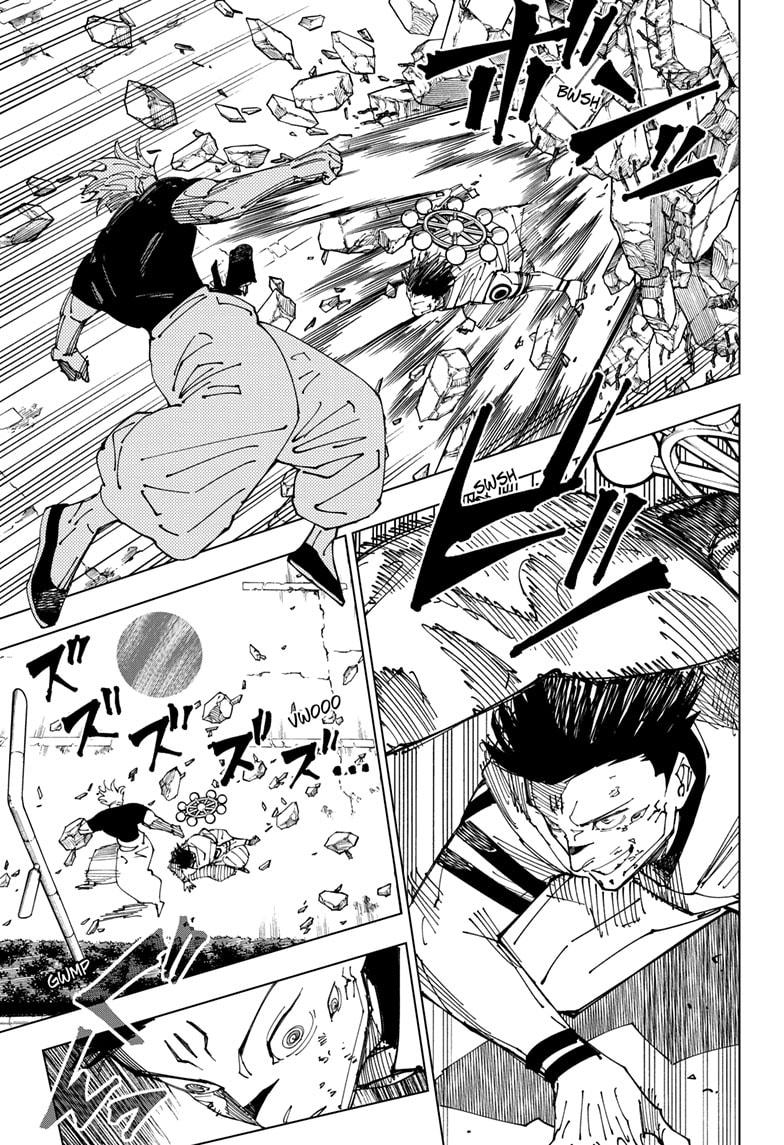 Jujutsu Kaisen Manga Chapter 231 page 7 - Inhuman Makyo Shinjuku Showdown, Part 9 scene