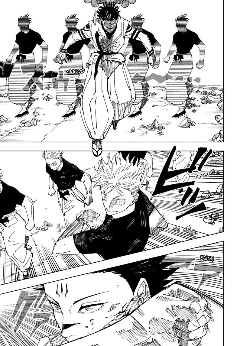 Jujutsu Kaisen Manga Chapter 231 page 9 - Inhuman Makyo Shinjuku Showdown, Part 9 scene