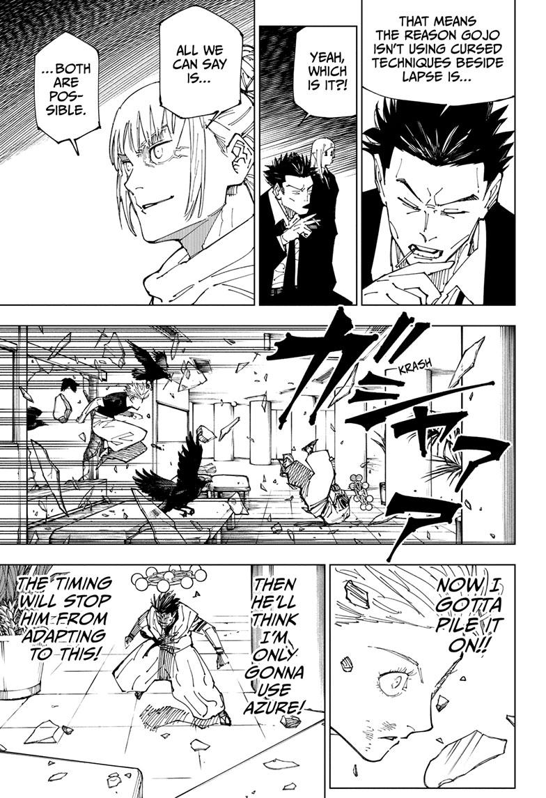 Jujutsu Kaisen Manga Chapter 232 page 8 - Inhuman Makyo Shinjuku Showdown, Part 10 scene