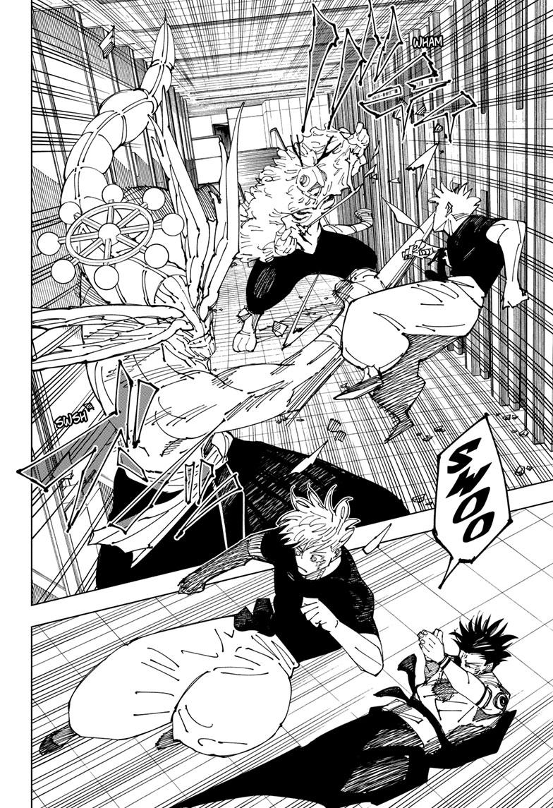 Jujutsu Kaisen Manga Chapter 233 page 16 - Inhuman Makyo Shinjuku Showdown, Part 11 scene
