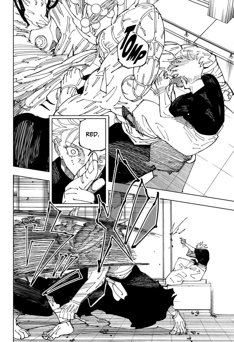 Jujutsu Kaisen Manga Chapter 233 page 18 - Inhuman Makyo Shinjuku Showdown, Part 11 scene