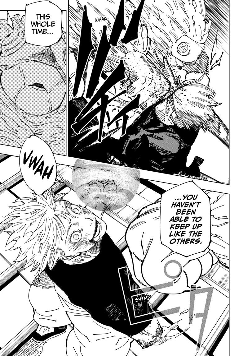 Jujutsu Kaisen Manga Chapter 234 page 16 - Inhuman Makyo Shinjuku Showdown, Part 12 scene