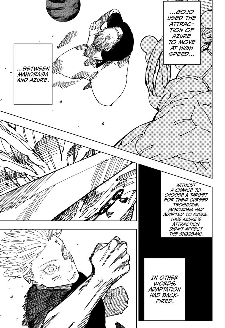 Jujutsu Kaisen Manga Chapter 235 page 12 - Inhuman Makyo Shinjuku Showdown, Part 13 scene