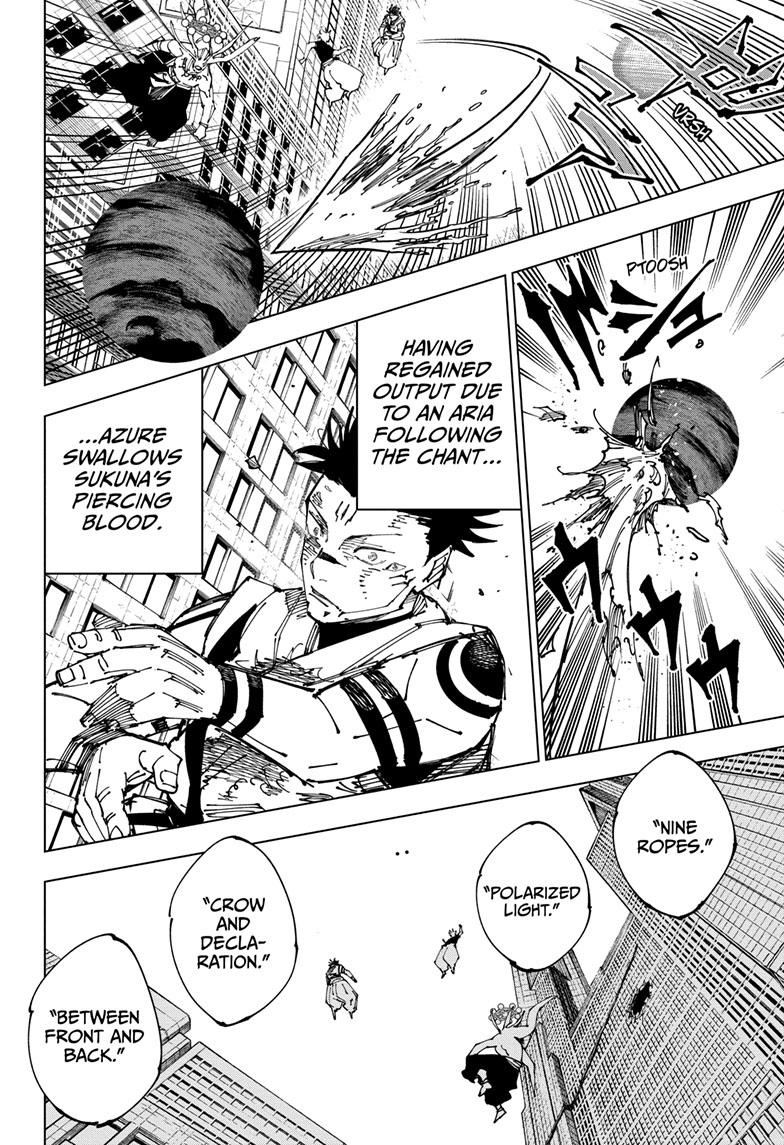 Jujutsu Kaisen Manga Chapter 235 page 15 - Inhuman Makyo Shinjuku Showdown, Part 13 scene