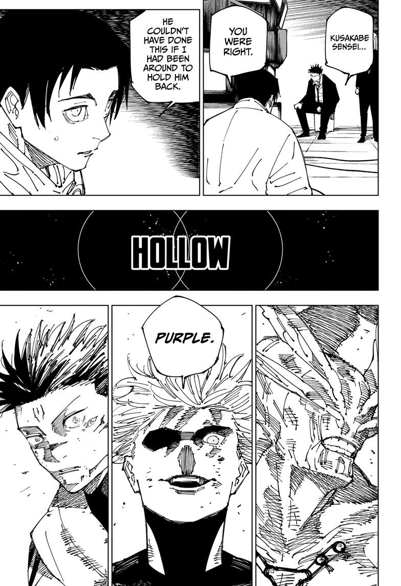 Jujutsu Kaisen Manga Chapter 235 page 16 - Inhuman Makyo Shinjuku Showdown, Part 13 scene