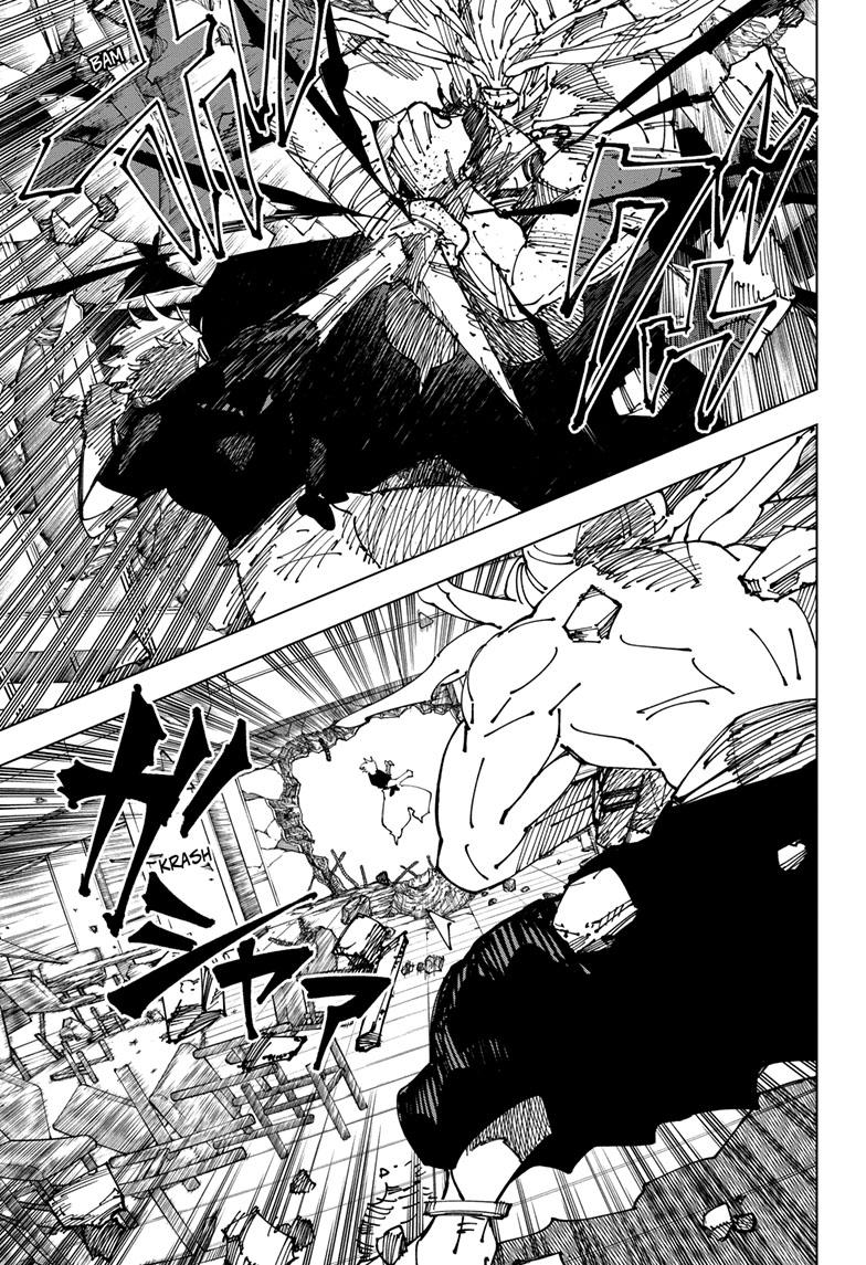 Jujutsu Kaisen Manga Chapter 235 page 6 - Inhuman Makyo Shinjuku Showdown, Part 13 scene