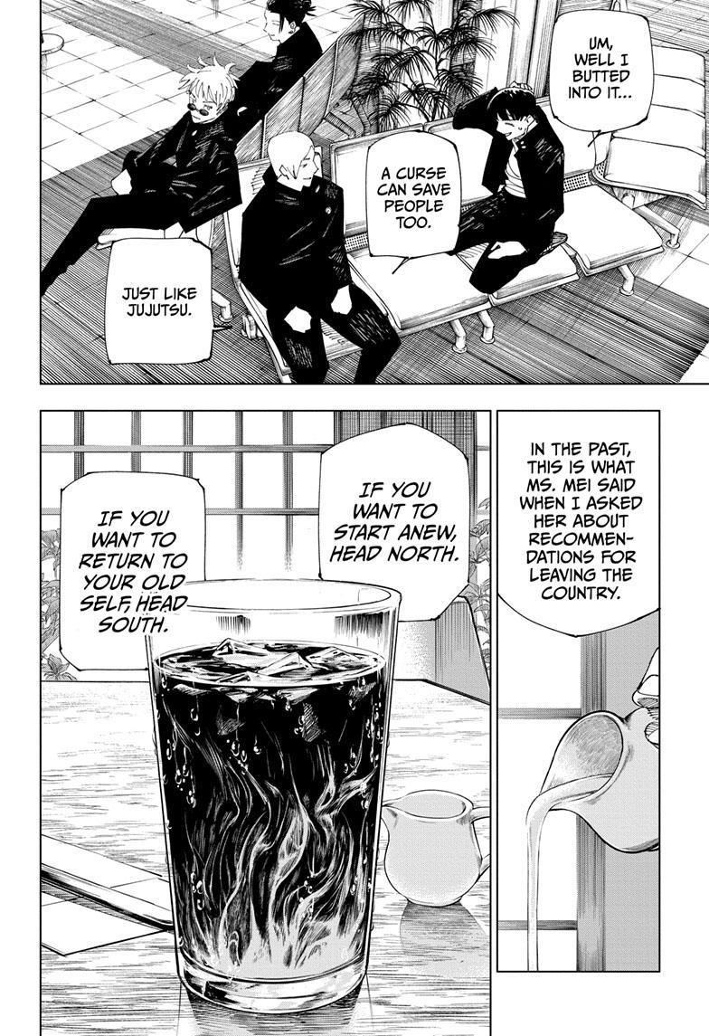 Jujutsu Kaisen Manga Chapter 236 page 9 - Heading South scene