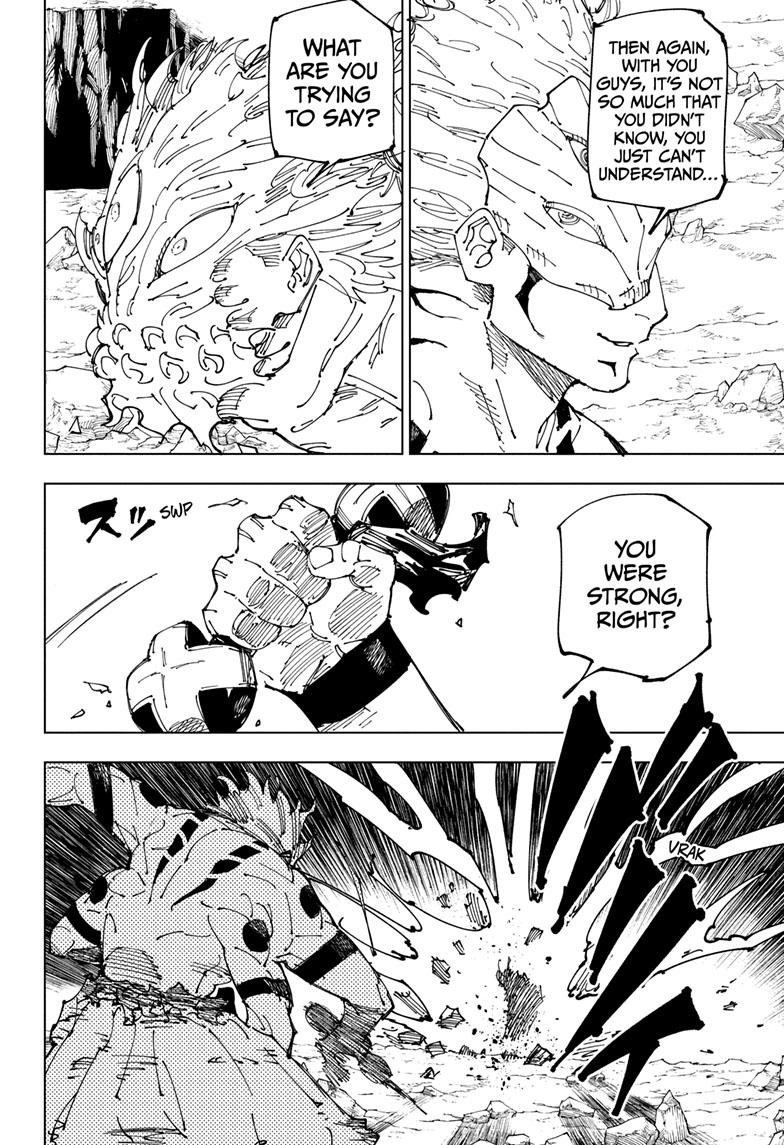 Jujutsu Kaisen Manga Chapter 238 page 10 - Inhuman Makyo Shinjuku Showdown, Part 15 scene