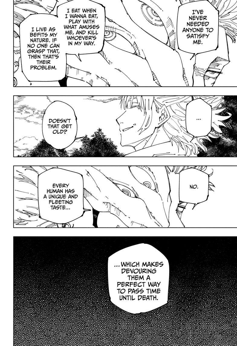 Jujutsu Kaisen Manga Chapter 238 page 16 - Inhuman Makyo Shinjuku Showdown, Part 15 scene