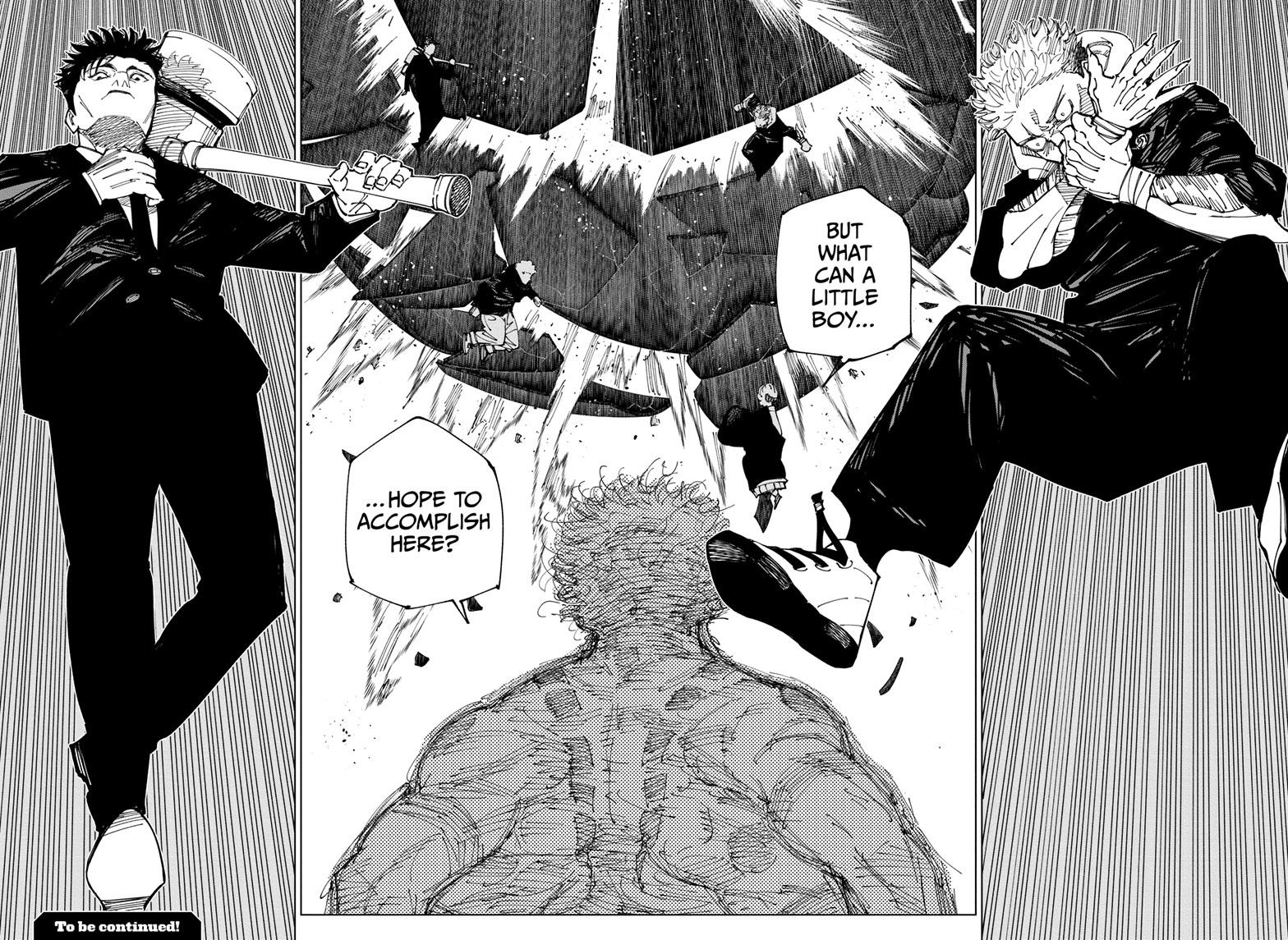 Jujutsu Kaisen Manga Chapter 238 page 18 - Inhuman Makyo Shinjuku Showdown, Part 15 scene
