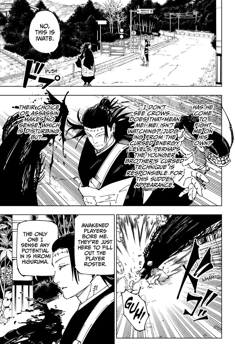 Jujutsu Kaisen Manga Chapter 239 page 17 - Foolish Survivor!! scene
