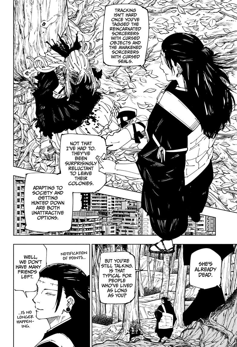 Jujutsu Kaisen Manga Chapter 239 page 7 - Foolish Survivor!! scene