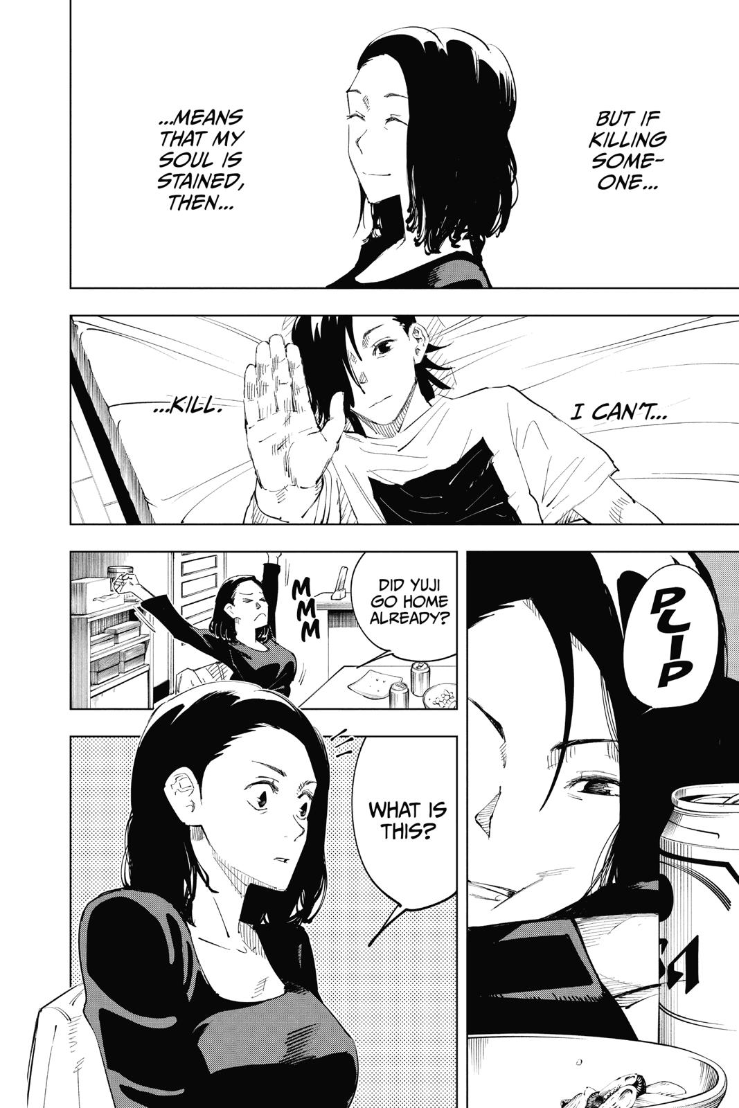 Jujutsu Kaisen Manga Chapter 24 page 18 - Young Fish and Revere Punishment, Part 6 scene