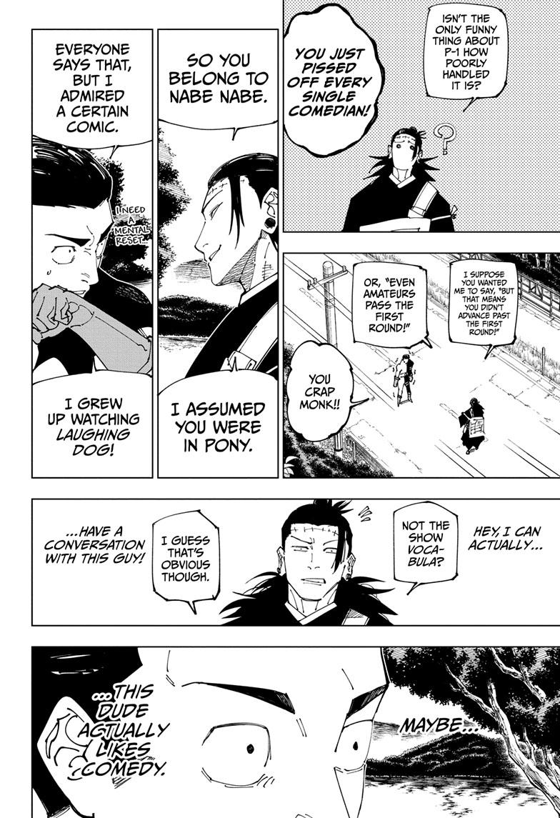 Jujutsu Kaisen Manga Chapter 240 page 10 - Foolish Survivor —Live On— scene