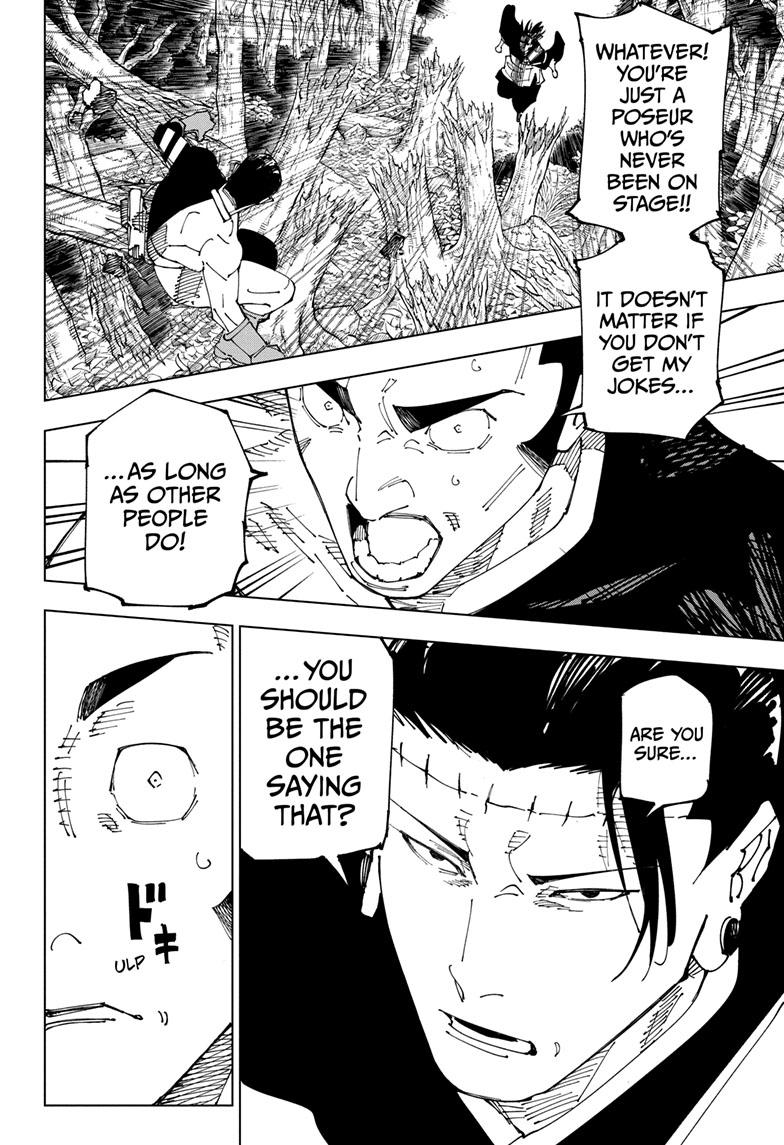 Jujutsu Kaisen Manga Chapter 240 page 16 - Foolish Survivor —Live On— scene