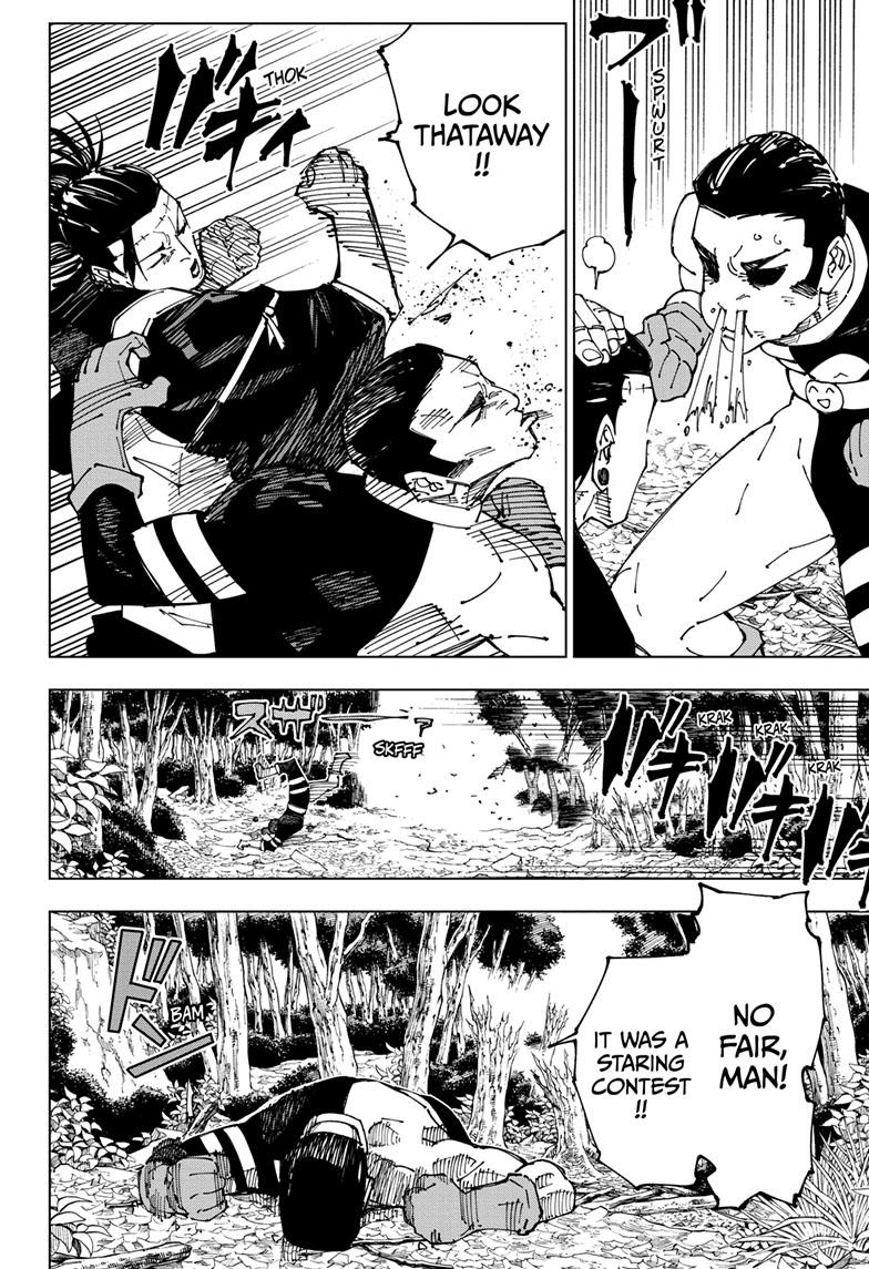 Jujutsu Kaisen Manga Chapter 240 page 18 - Foolish Survivor —Live On— scene