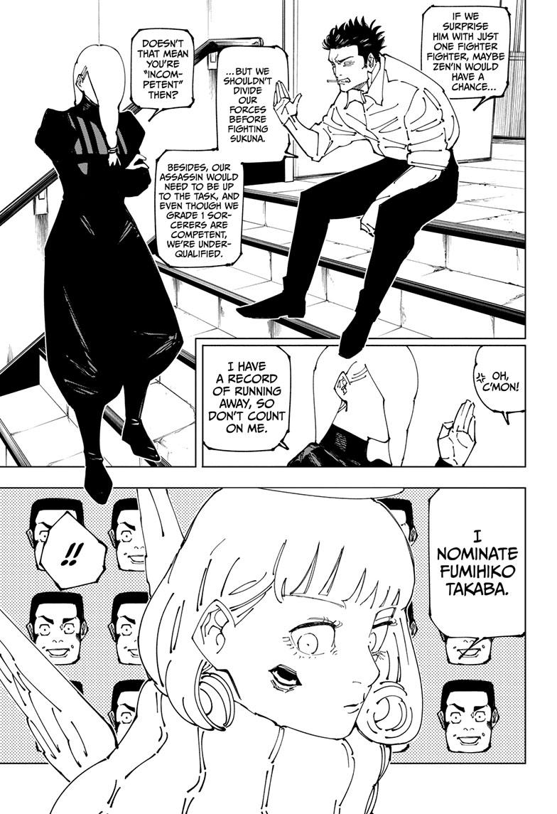 Jujutsu Kaisen Manga Chapter 240 page 5 - Foolish Survivor —Live On— scene