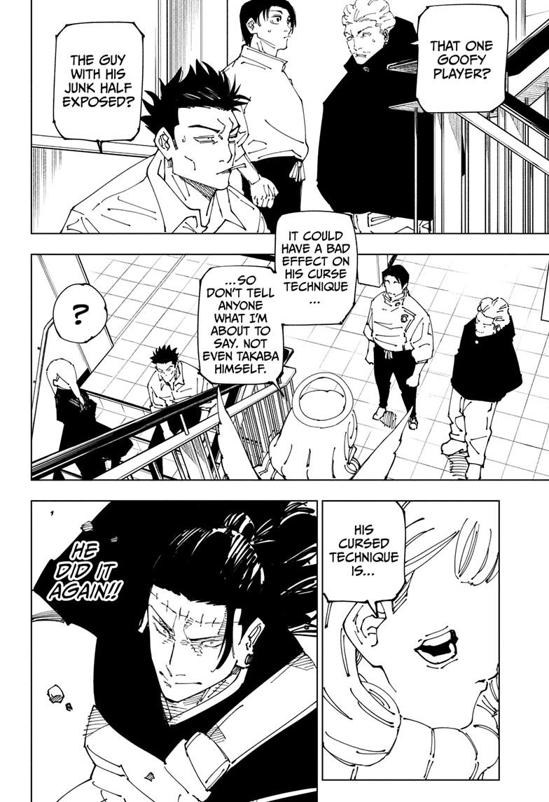 Jujutsu Kaisen Manga Chapter 240 page 6 - Foolish Survivor —Live On— scene