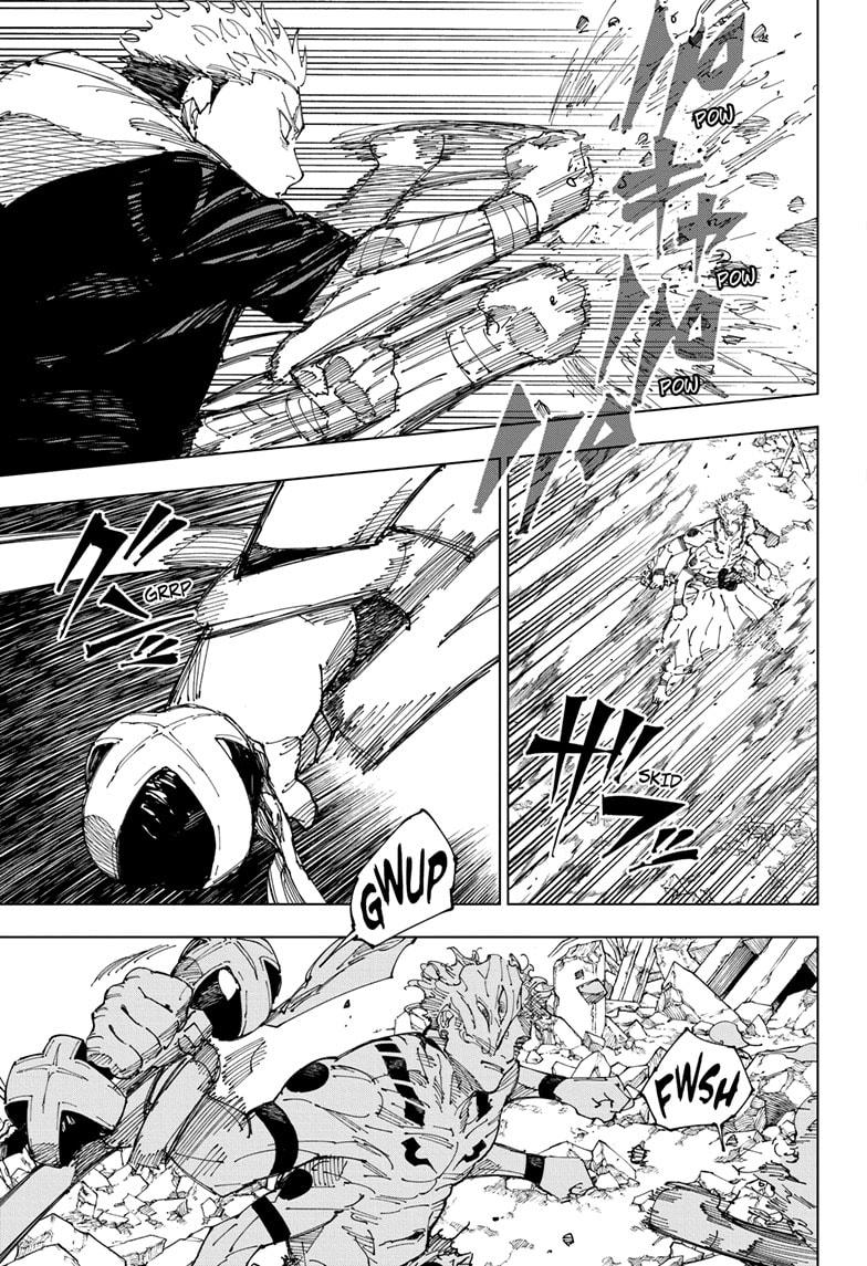 Jujutsu Kaisen Manga Chapter 244 page 15 - Inhuman Makyo Shinjuku Showdown, Part 16 scene