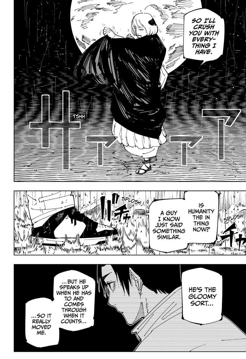 Jujutsu Kaisen Manga Chapter 245 page 10 - Inhuman Makyo Shinjuku Showdown, Part 17 scene