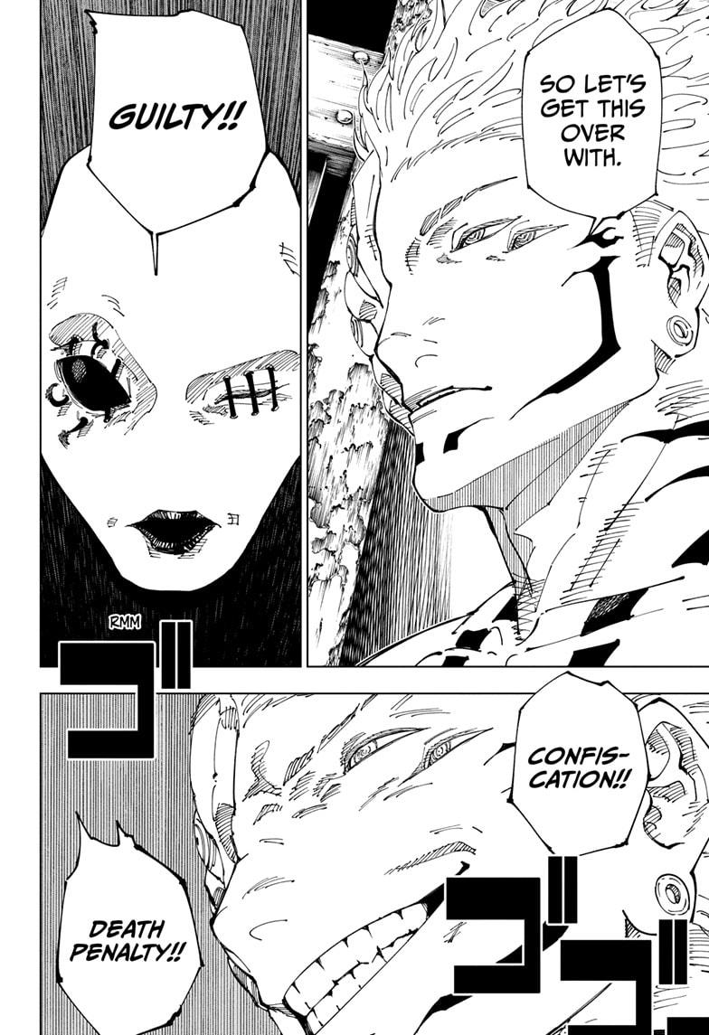 Jujutsu Kaisen Manga Chapter 245 page 14 - Inhuman Makyo Shinjuku Showdown, Part 17 scene