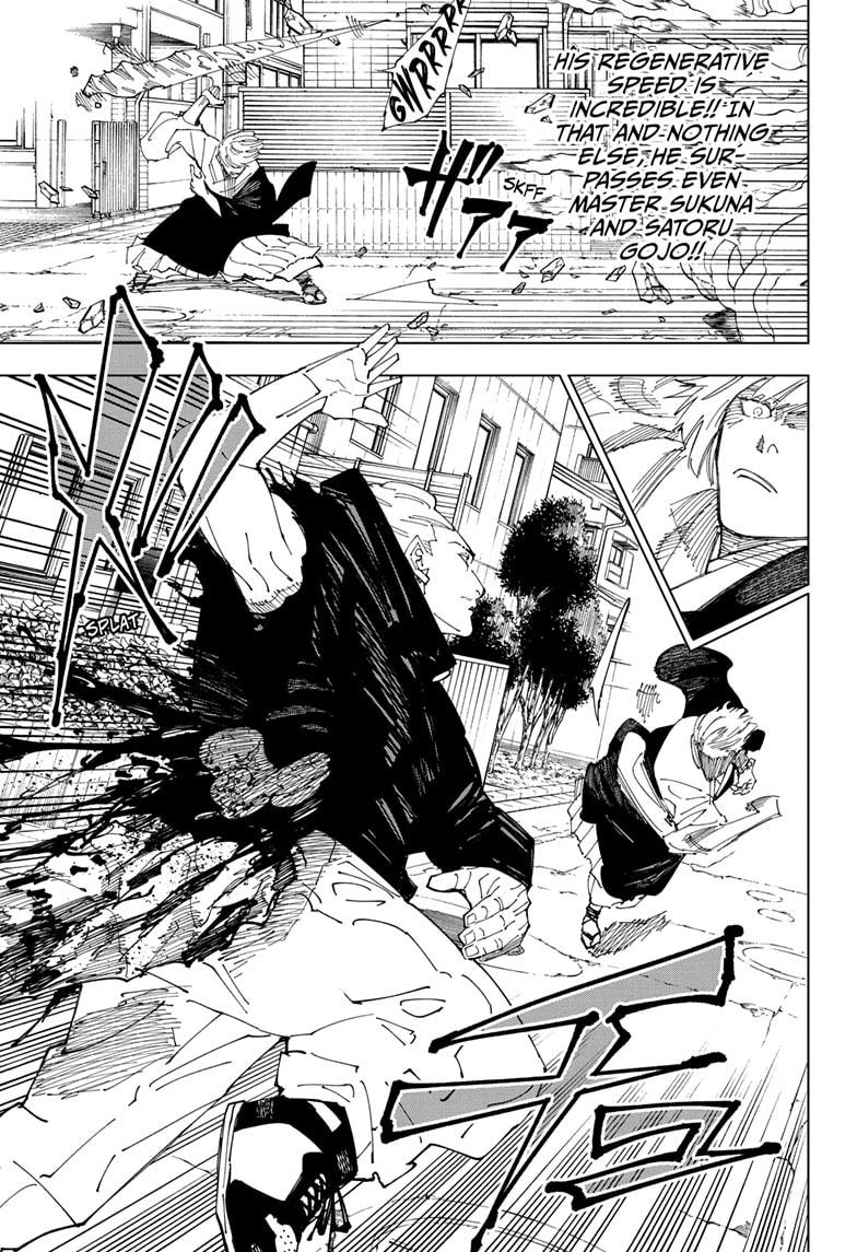 Jujutsu Kaisen Manga Chapter 245 page 5 - Inhuman Makyo Shinjuku Showdown, Part 17 scene