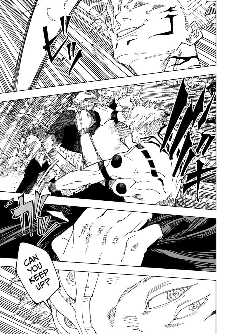 Jujutsu Kaisen Manga Chapter 246 page 13 - Inhuman Makyo Shinjuku Showdown, Part 18 scene