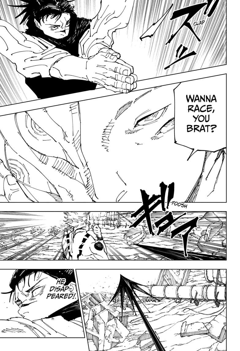 Jujutsu Kaisen Manga Chapter 246 page 7 - Inhuman Makyo Shinjuku Showdown, Part 18 scene