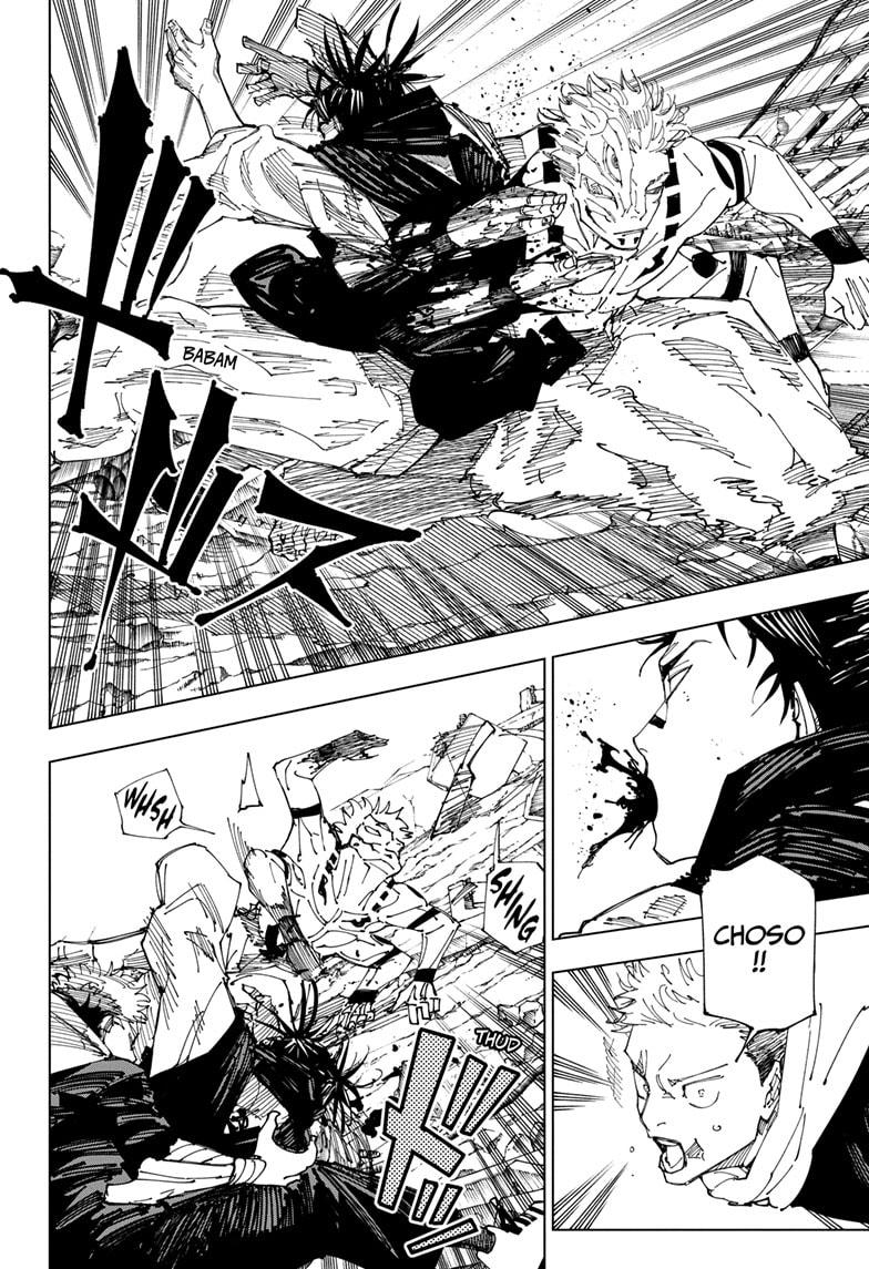 Jujutsu Kaisen Manga Chapter 246 page 8 - Inhuman Makyo Shinjuku Showdown, Part 18 scene