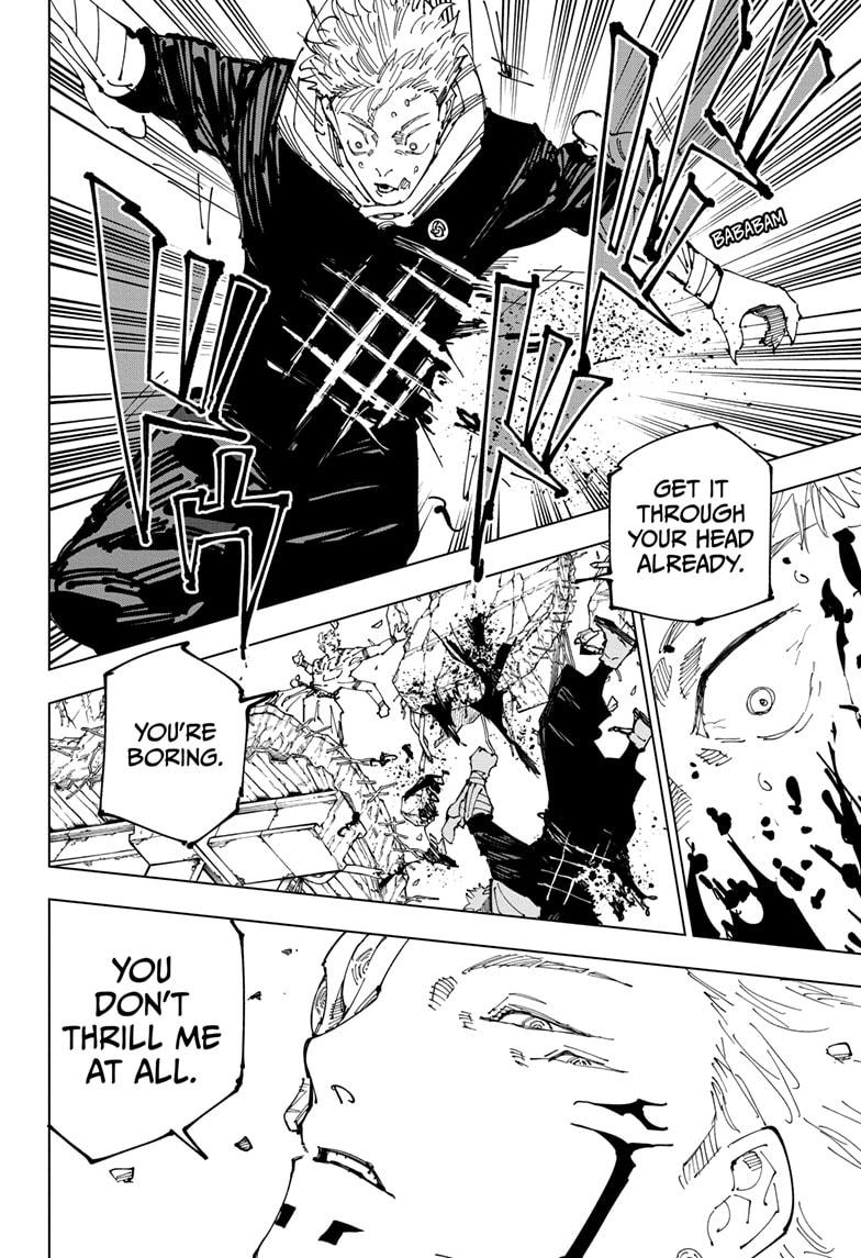 Jujutsu Kaisen Manga Chapter 247 page 6 - Inhuman Makyo Shinjuku Showdown, Part 19 scene
