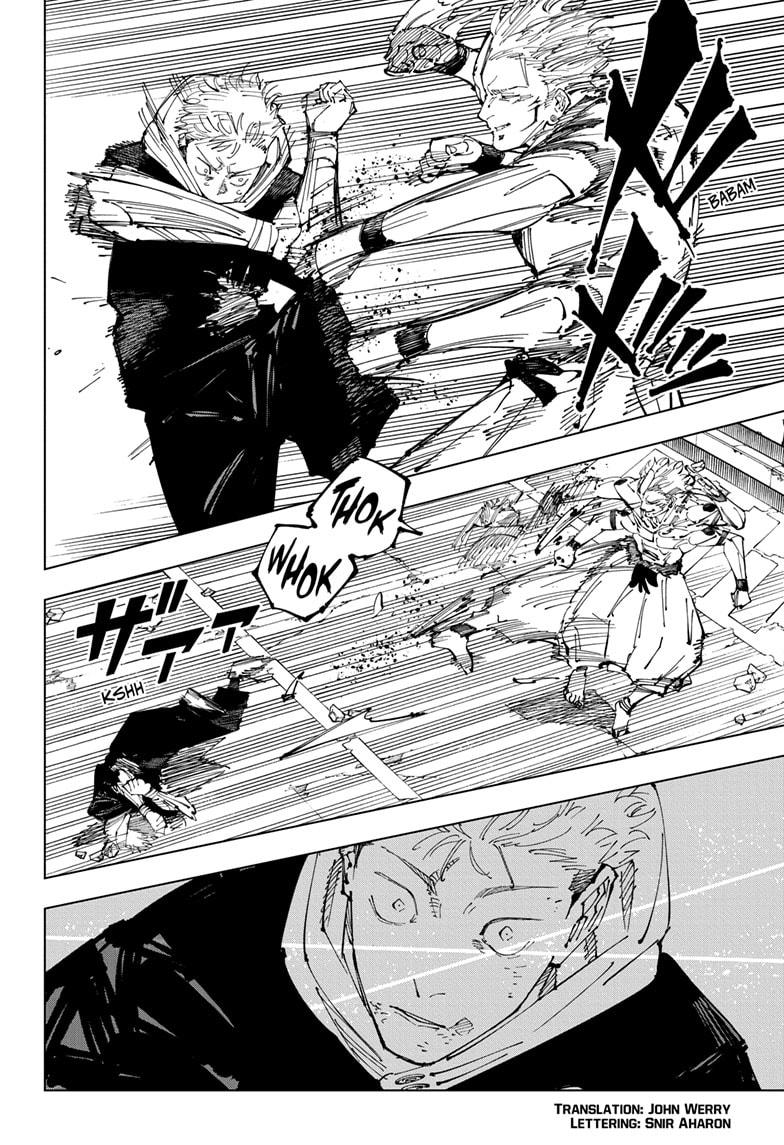 Jujutsu Kaisen Manga Chapter 248 page 2 - Inhuman Makyo Shinjuku Showdown, Part 20 scene