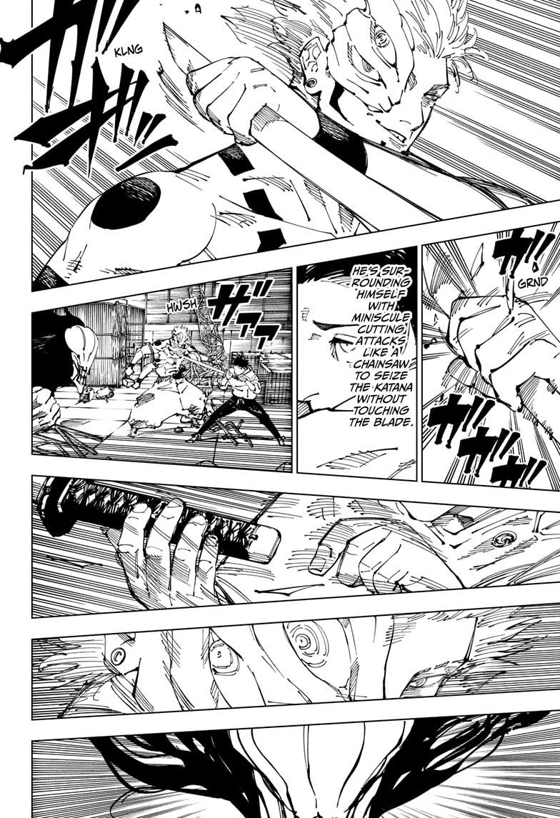 Jujutsu Kaisen Manga Chapter 249 page 10 - Inhuman Makyo Shinjuku Showdown, Part 21 scene
