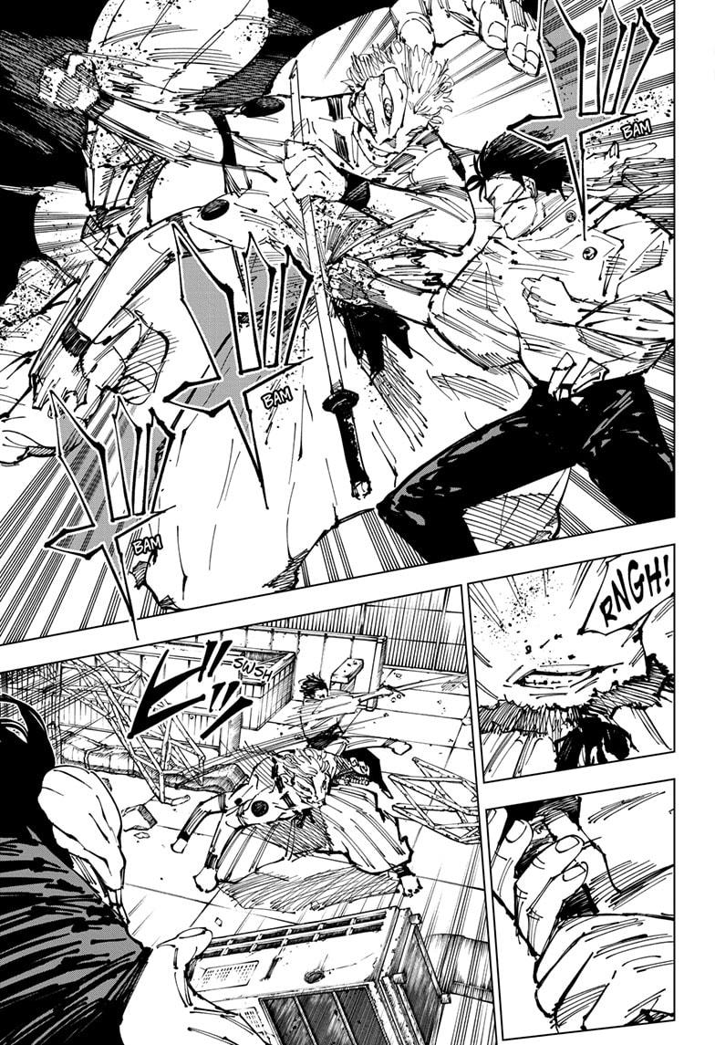 Jujutsu Kaisen Manga Chapter 249 page 11 - Inhuman Makyo Shinjuku Showdown, Part 21 scene