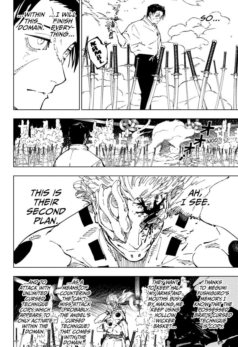 Jujutsu Kaisen Manga Chapter 249 page 17 - Inhuman Makyo Shinjuku Showdown, Part 21 scene