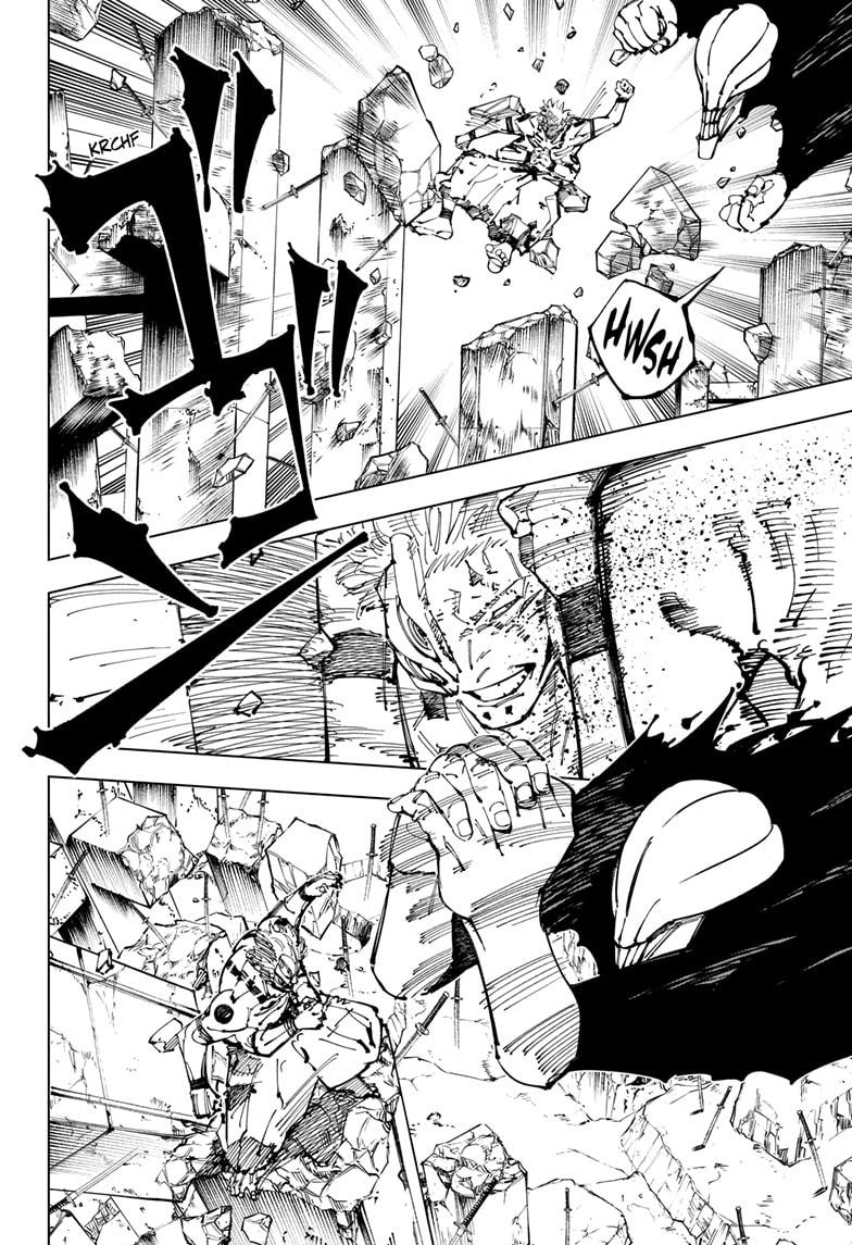 Jujutsu Kaisen Manga Chapter 250 page 10 - Inhuman Makyo Shinjuku Showdown, Part 22 scene