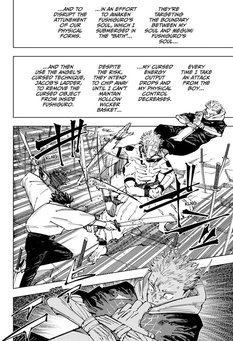 Jujutsu Kaisen Manga Chapter 250 page 8 - Inhuman Makyo Shinjuku Showdown, Part 22 scene