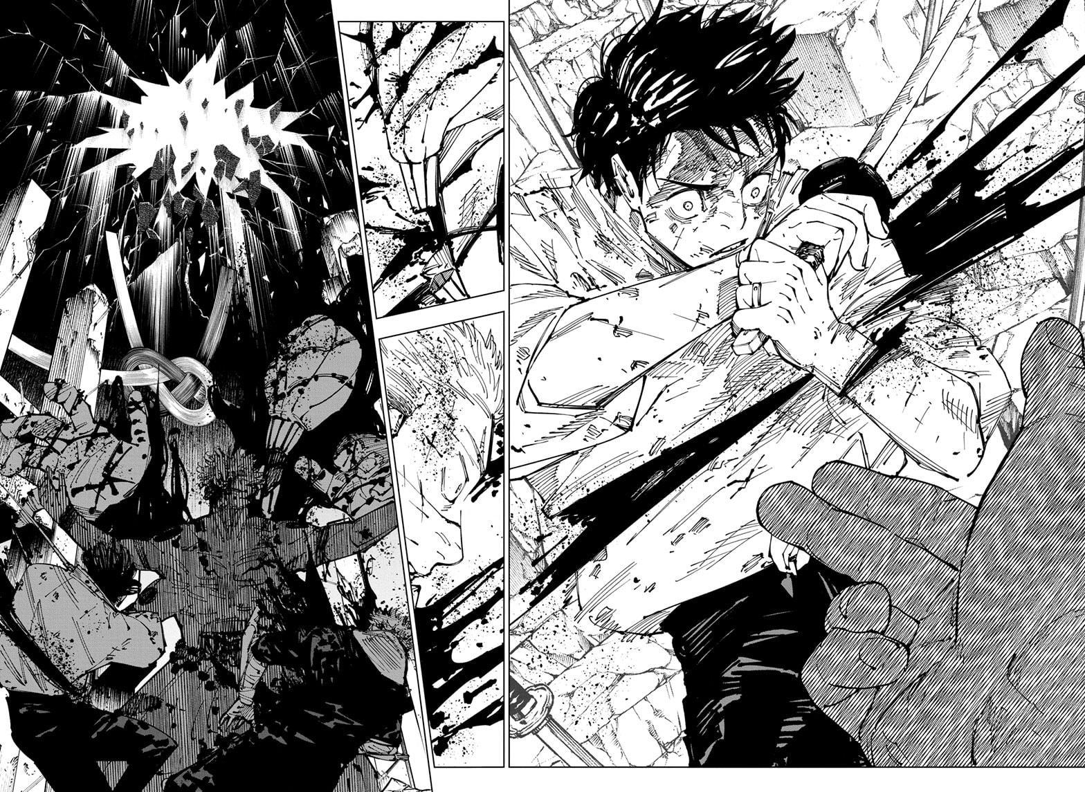 Jujutsu Kaisen Manga Chapter 251 page 16 - Inhuman Makyo Shinjuku Showdown, Part 23 scene